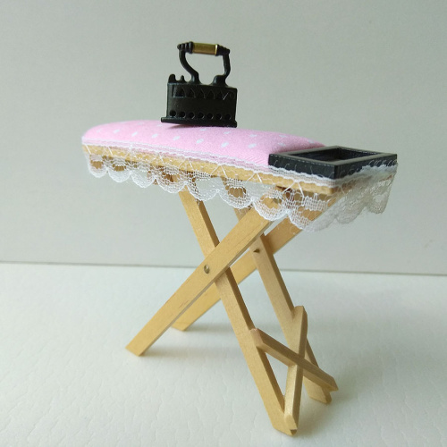 Гладильная доска для кукольного домика с утюгом  GD-301 - фото товара фото 2