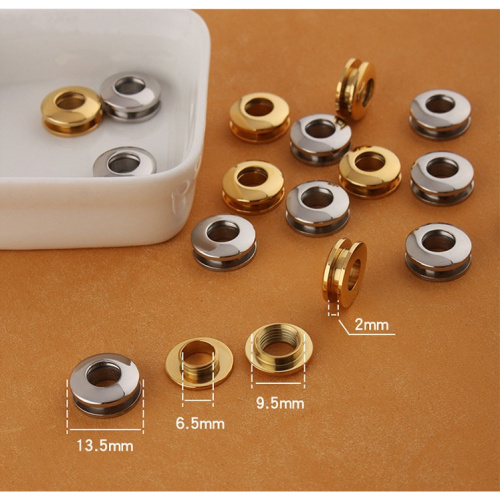 Люверсы винтовые 6.5 мм стальные