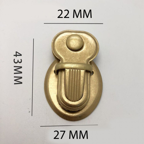 Застежка портфельная 15-30 мм Латунь  фото 4