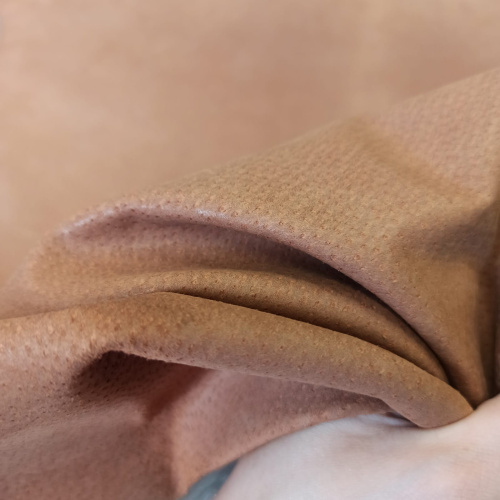 Кожа подкладочная (спилок свиной) Коньяк фото 9