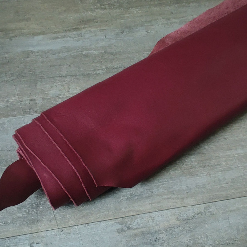 Кожа КРС 1,2-1,4 мм с покр. Марсала Италия Кожа КРС 1,2-1,4 мм с покр. Марсала Италия