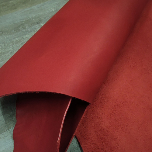 Кожа Краст 1,8-2,0 мм Красный фото 2 Кожа Краст 1,8-2,0 мм Красный фото 2