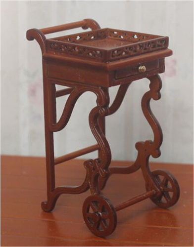 Миниатюра для кукол Тележка сервировочная Орех | Галерея фото | Pava.pro Миниатюра для кукол Тележка сервировочная Орех - фото товара