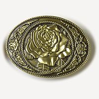 Пряжка для ремня декоративная Роза  - купить для кожевенного хобби