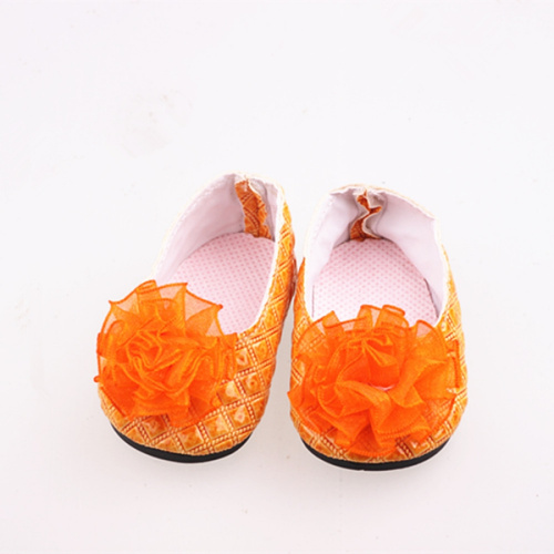 Балетки для куклы с бантом из органзы 7 см  B 694 - фото товара фото 3