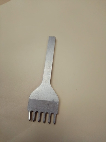 Уценка! Пробойники строчные ромбовидные 5 мм 1-10 зубьев