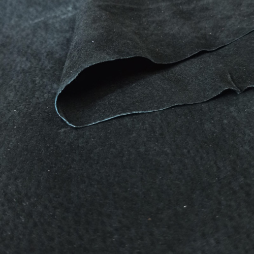 Кожа подкладочная (спилок свиной) Черный фото 2