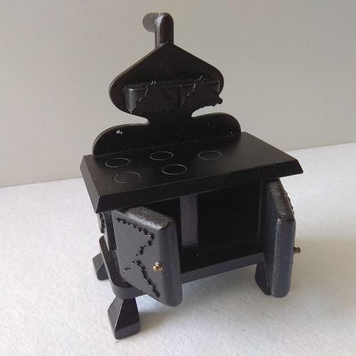 Печь-плита ретро для кукольного дома  BBQ 101 - фото товара фото 5
