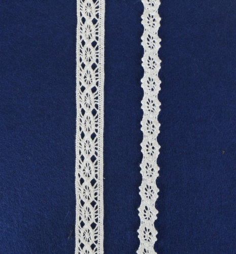 Тесьма хб вязаная Белая 13, 20 мм Тесьма хб вязаная Белая 13, 20 мм