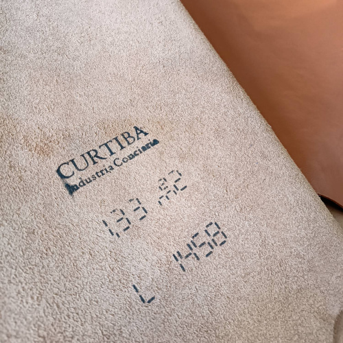 Кожа КРС 1,4-1,6 мм Оранжевый Curtiba Италия фото 5