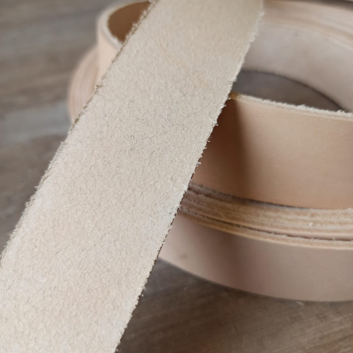 Заготовка для ремня раст. дубл. 40 мм толщ. 3,3-3,6 мм Натуральный Америка  ZR_CH01-40 - фото товара фото 3