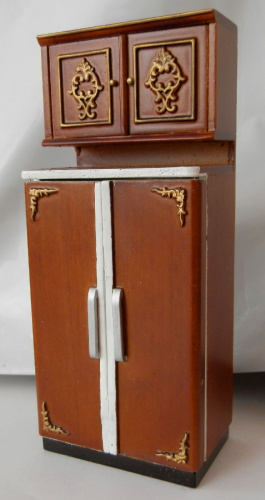 Миниатюра для кукол Кухонный гарнитур Орех  AN K-002 - фото товара фото 2