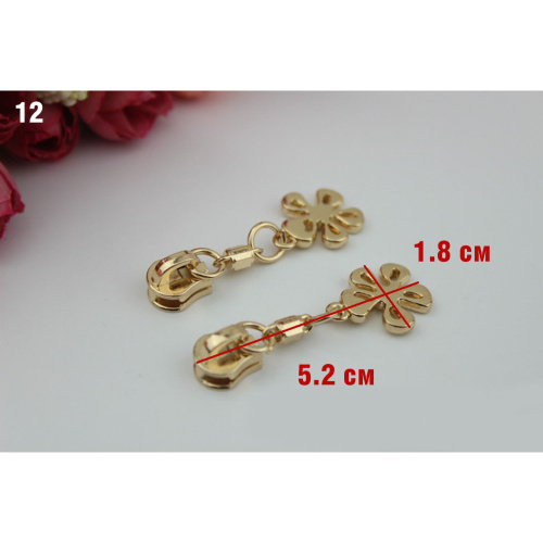 Бегунок с пуллером для молнии №5 под золото фото 14 Бегунок с пуллером для молнии №5 под золото фото 14