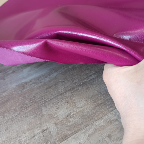 Кожа козы (шевро) 0,8 мм фуксия Италия фото 3