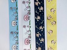 Лента репсовая 25 мм принт Детский рисунок