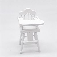 Стул детский кукольный для кормления Миниатюра 1:12  - купить для кожевенного хобби