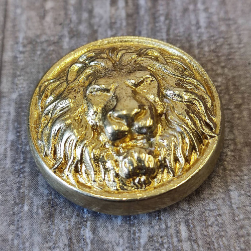 Кончо для кожаных изделий 27 мм Голова льва латунное | Галерея фото | Pava.pro Кончо для кожаных изделий 27 мм Голова льва латунное - фото товара