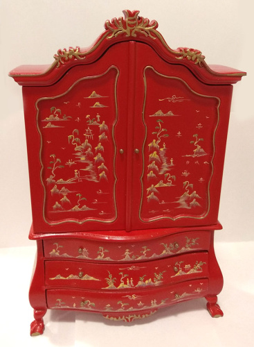 Миниатюра для кукол Шкаф-комод красный | Галерея фото | Pava.pro Миниатюра для кукол Шкаф-комод красный - фото товара