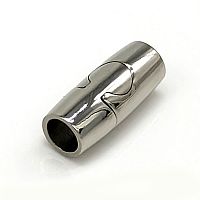 Замок 6, 8 мм для круглых браслетов Сталь z14