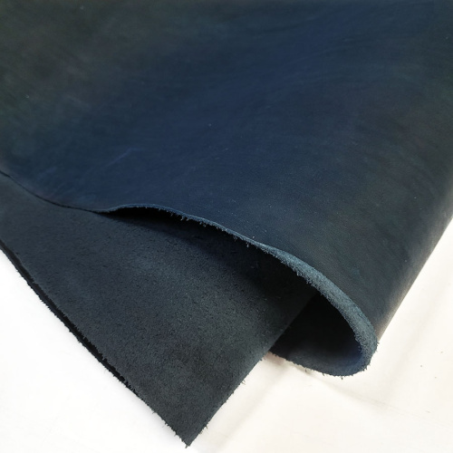 Кожа Вороток краст 1,1-1,3 мм Синий графит фото 3