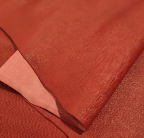 Кожа Сафьяно 1,5-1,8 мм хром. дубл. Красный Италия