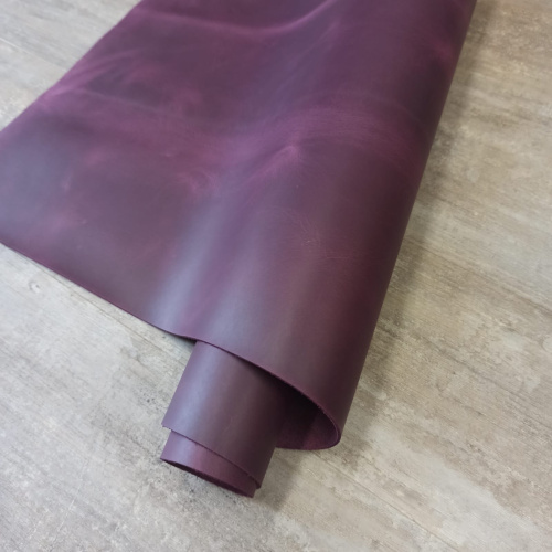 Кожа Крейзи Хорс 1,4-1,6 мм Фуксия Италия фото 5