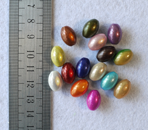 Бусины овальные с перламутровым свечением | Галерея фото | Pava.pro Бусины овальные с перламутровым свечением - фото товара