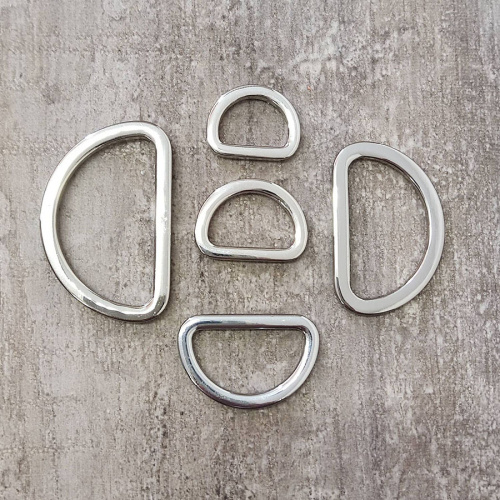 Полукольцо D-образное 16-38 мм плоское литое фото 10