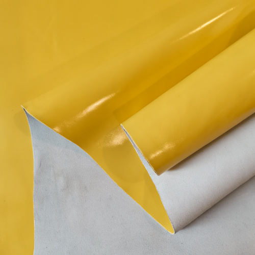 Кожа КРС 1,6 мм с покр. Желтый Глянец Зодиак Лира Белоруссия фото 2