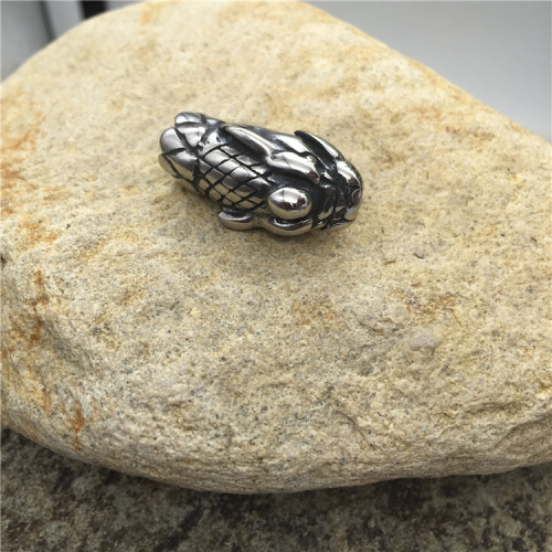 Концевик 6 мм для круглого браслета Зверь Сталь, 2 шт. фото 8