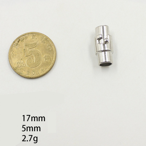 Застежка 3-10 мм для браслета поворотная Черно-серый фото 10