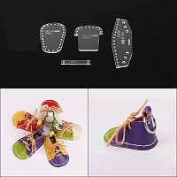 Шаблоны-лекала для брелка Башмачок XBC-13  - купить для кожевенного хобби