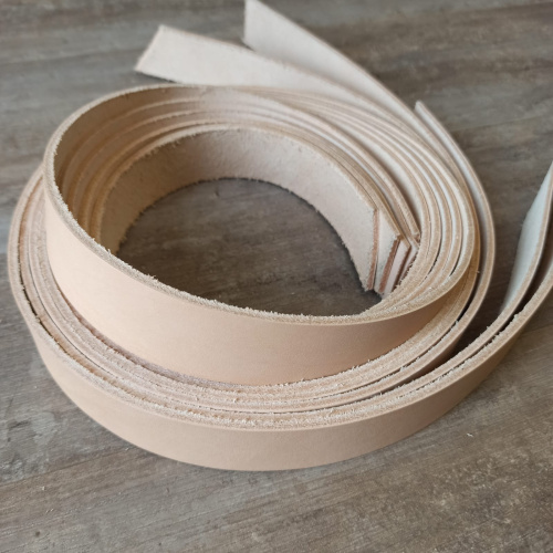 Заготовка для ремня раст. дубл. 35 мм толщ. 3,2 мм Натуральный Америка  ZR 925 - фото товара фото 3