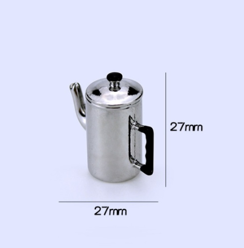 Кофейник серебряный для кукольной кухни Миниатюра 1:12 | Галерея фото | Pava.pro Кофейник серебряный для кукольной кухни Миниатюра 1:12 - фото товара