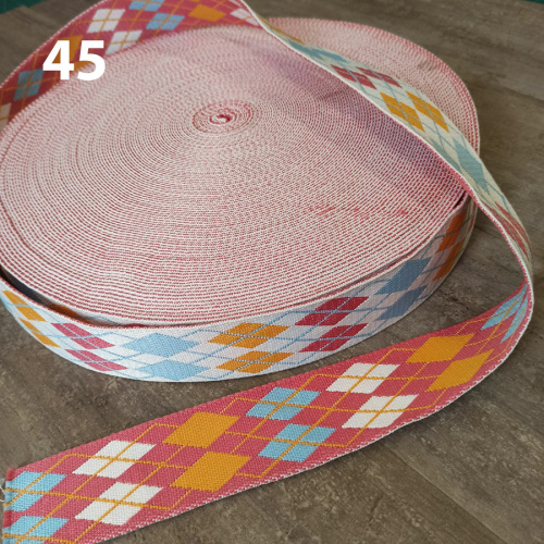 Лента ременная стропа 50 мм Британские ромбы Двусторонняя фото 2