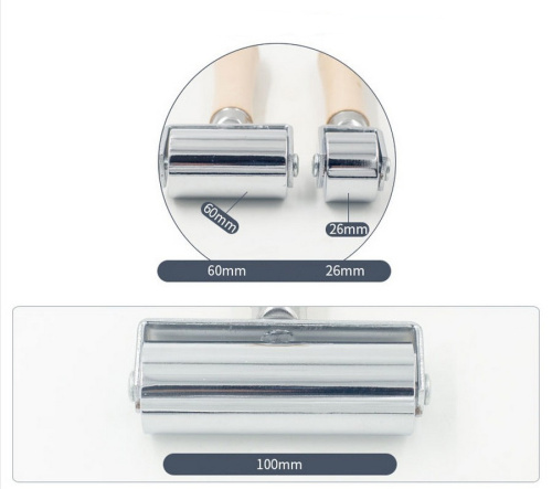 Роллеры для клеевых работ цвет Серебро фото 4