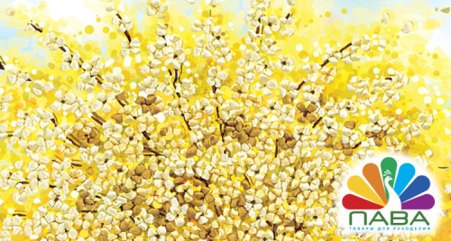 Набор для вышивки лентами Желтый пейзаж   VL С-0002 - фото товара фото 2