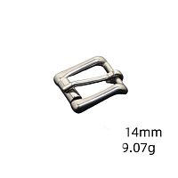 Пряжка 14-25 мм с роликом Сталь W021