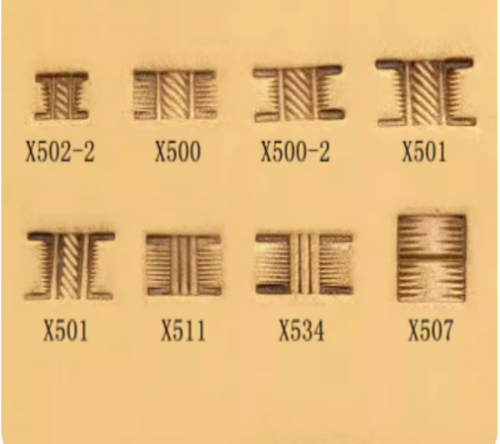 Штамп для тиснения по коже X500 Япония  X500 - фото товара фото 3