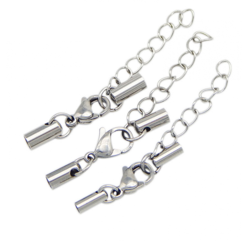 Концевик с цепочкой на шнуры 1-6 мм  фото 5