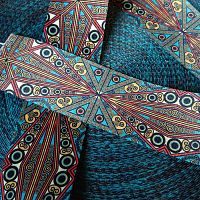 Лента ременная стропа 50 мм Калейдоскоп п/э  - купить для кожевенного хобби