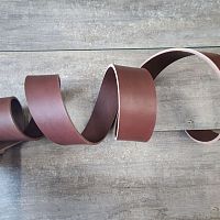 Заготовка для ремня раст. дубл. 39 мм толщ. 3,2 мм Коньчный Италия  - купить для кожевенного хобби