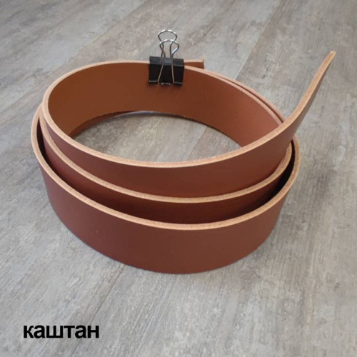 Заготовка для ремня раст. дубл. 39 мм толщ. 2,9 мм Разные цвета Италия фото 2