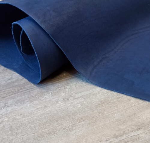 Кожа Краст 1,8-2,2 мм Темно-синий фото 4