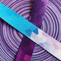 Лента ременная стропа 38 мм Градиент  - купить для кожевенного хобби