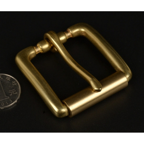 Пряжка 40 мм латунная с роликом L92 фото 2 Пряжка 40 мм латунная с роликом L92 фото 2