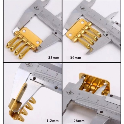 Заготовка для ключницы Латунь 4-6 карабинов фото 5