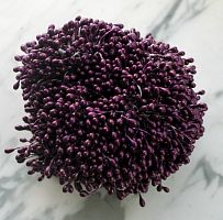 Тычинки для цветов перламутровые 2 мм 50 шт.  - купить для кожевенного хобби