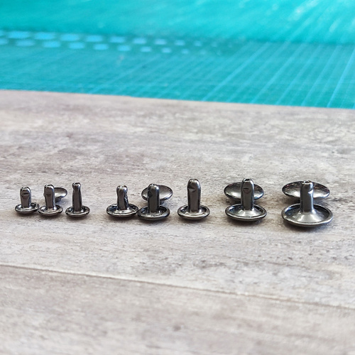 Хольнитены двухсторонние Черно-серый 10 шт. фото 4