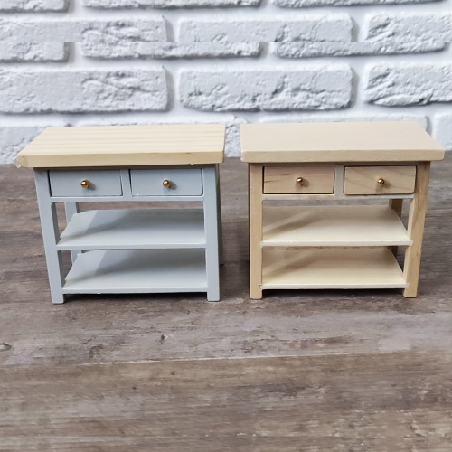 Стол для кукол кухонный с выдвижными ящиками Стол для кукол кухонный с выдвижными ящиками